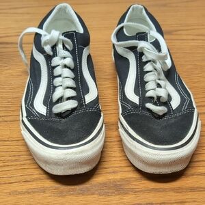 "CDG" Vans Black And White